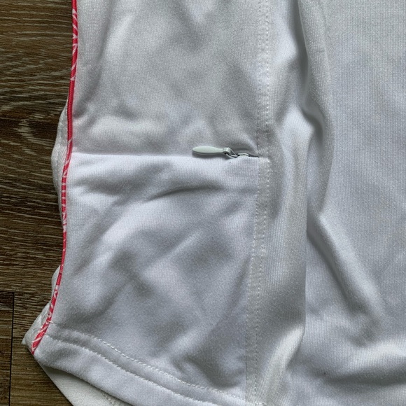 Pebble Beach Dry Luxe Performance White Lightweight Quarter Zip Long Sleeve L - Picture 6 of 7